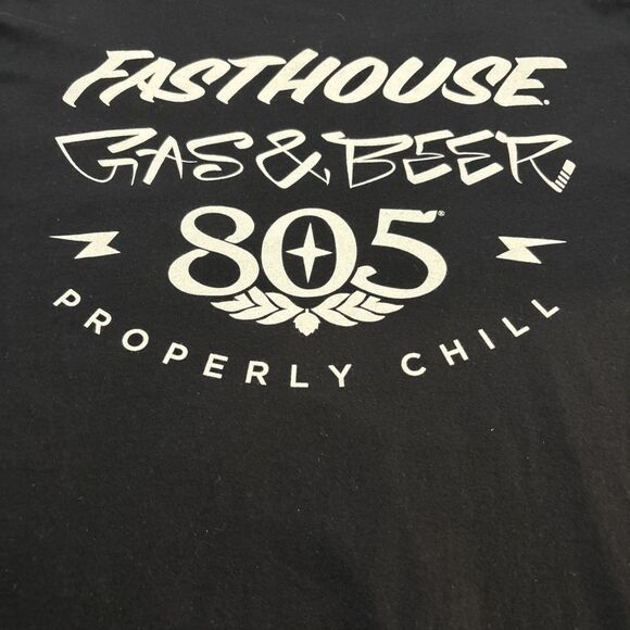 TEE Shirt Fast House 805 Size 2XL Black 100 % Cotton - Picture 1 of 8